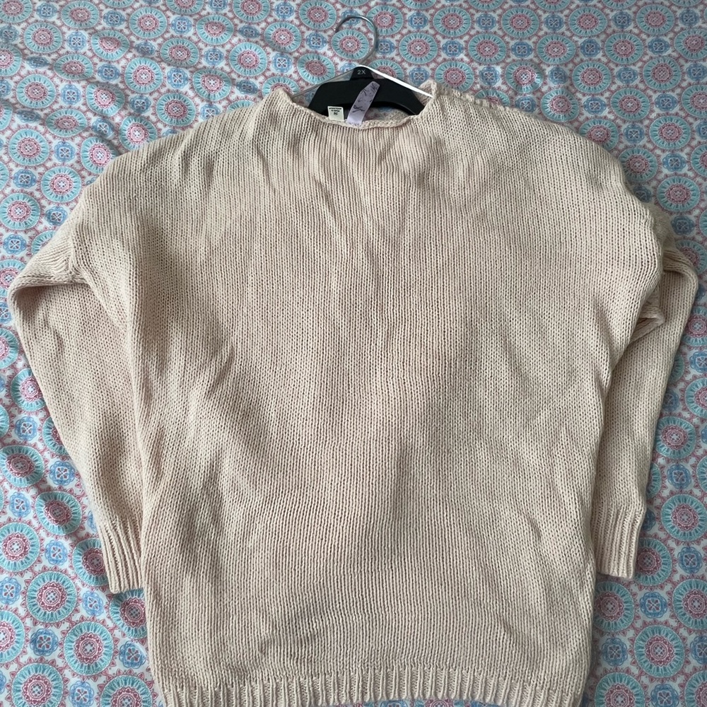 Alpine Soft Beige Knit Sweater